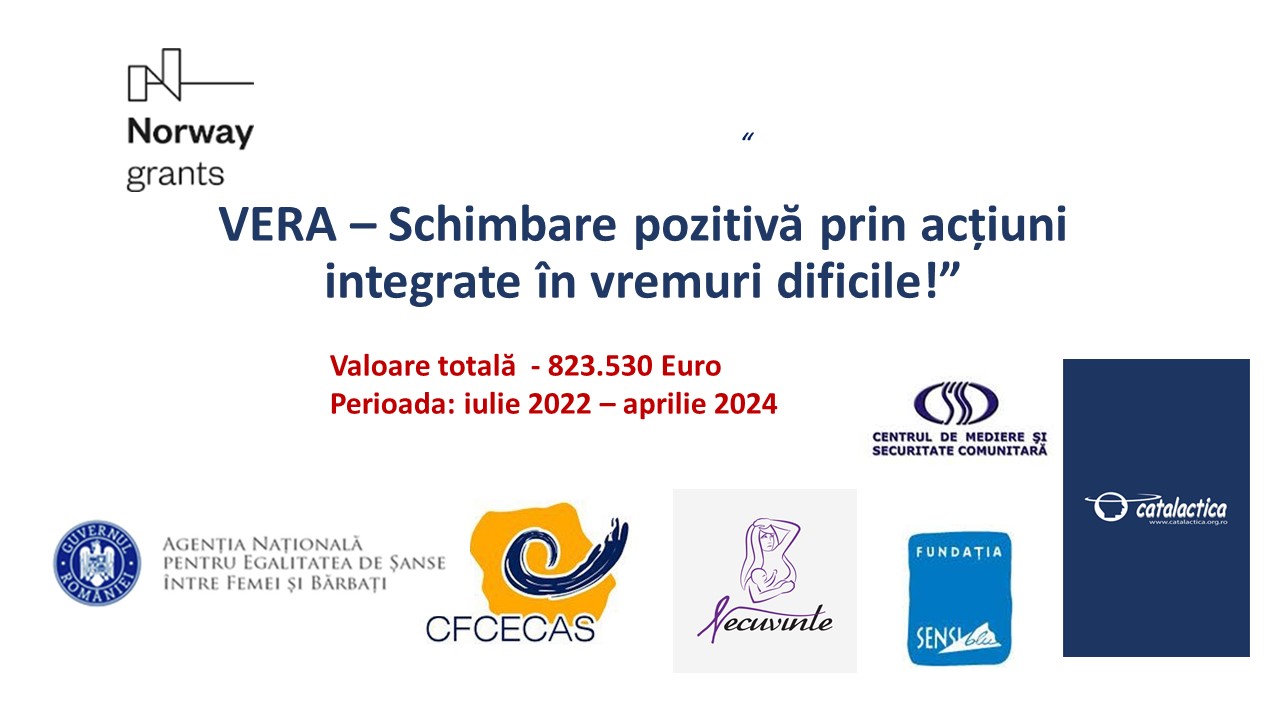 Prezentare proiect VERA – Schimbare pozitivă prin acțiuni integrate în vremuri dificile